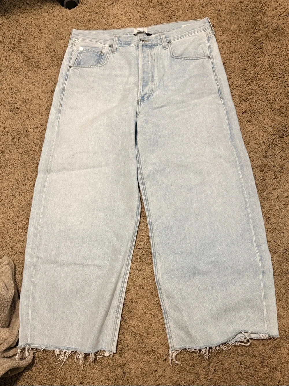 Citizen Light Blue Relaxed Wide-Leg Jeans